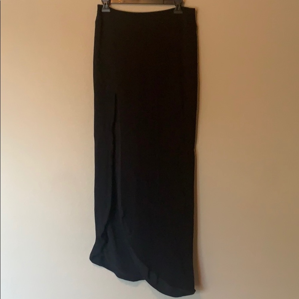 Cope black long skirt